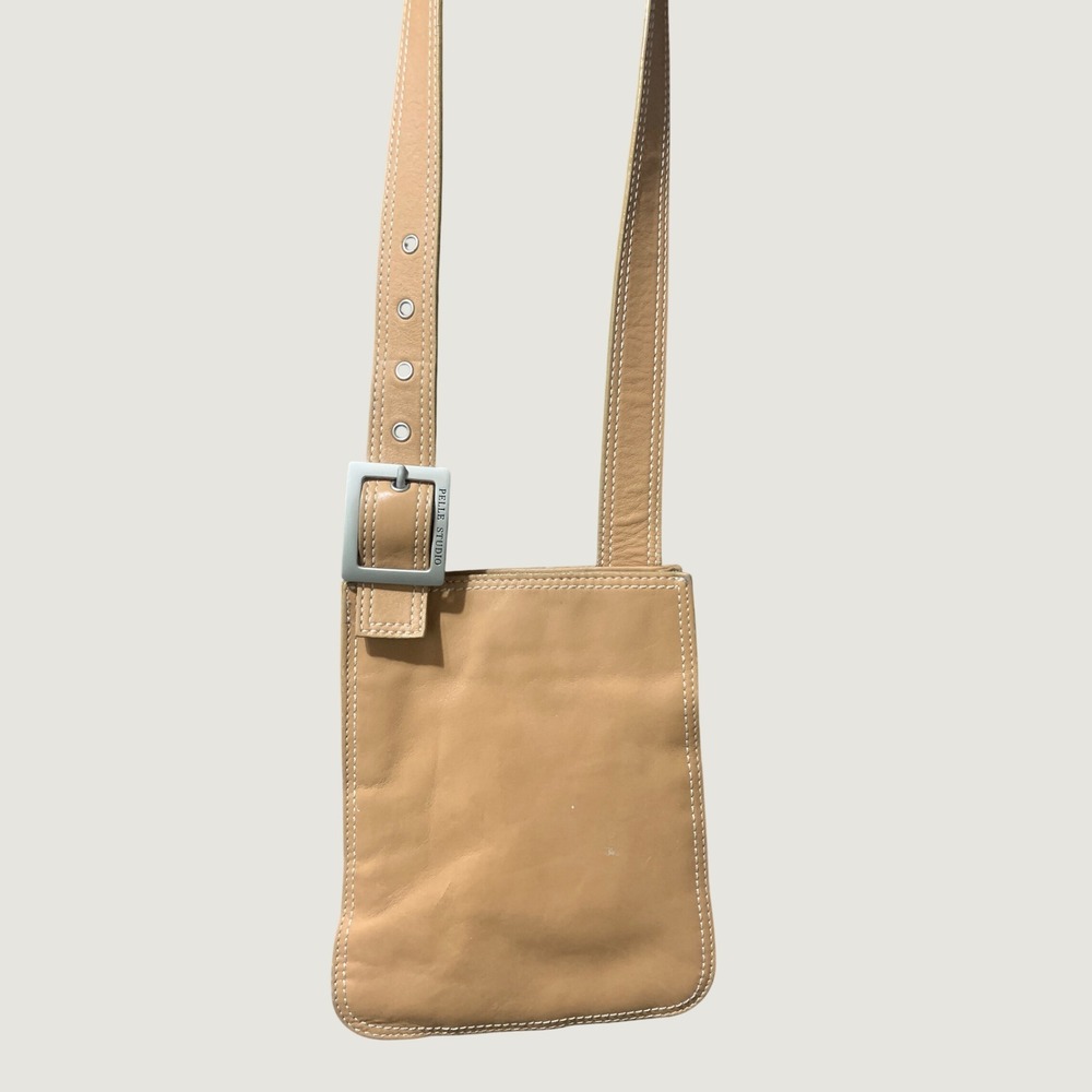 Pelle Studio Crossbody Women Wilsons Leather Tan Buckle Strap Slim Bag Boho